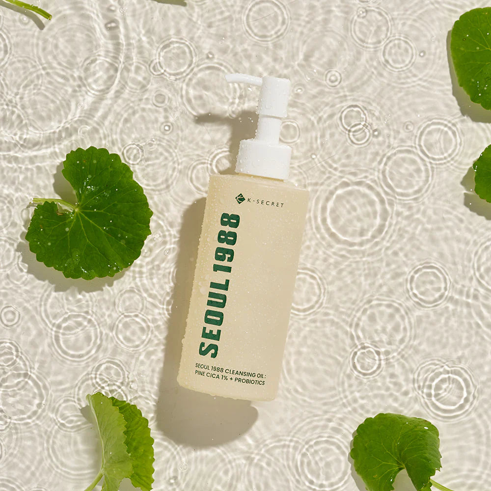 K-SECRET SEOUL 1988 Cleansing Oil : Pine Cica 1% + Probiotics 200ml