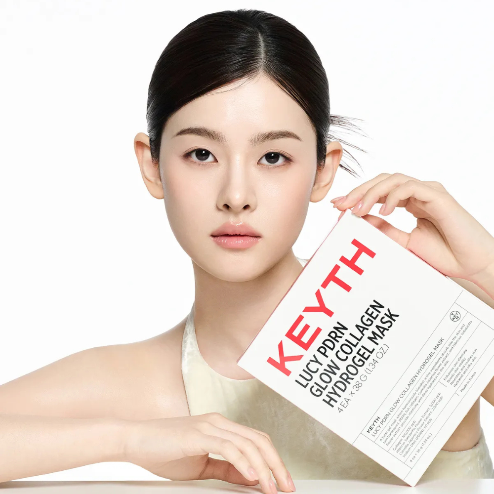KEYTH Lucy PDRN Glow Collagen Hydrogel Mask 38g * 4ea