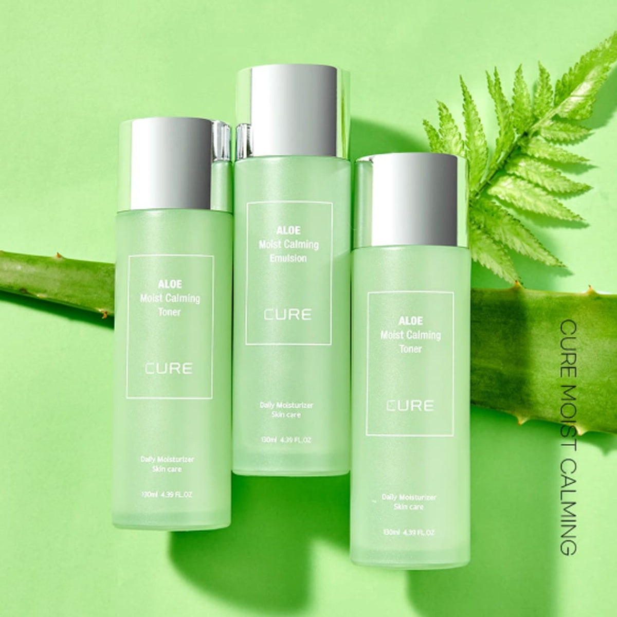 KIM JEONG MOON Aloe Cure Moist Calming Emulsion 130ml (Set of 2)