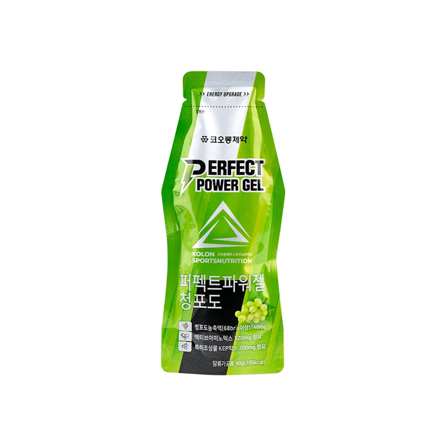 KOLON PHARM Perfect Power Gel - Green Grape (40g / Pack of 12)
