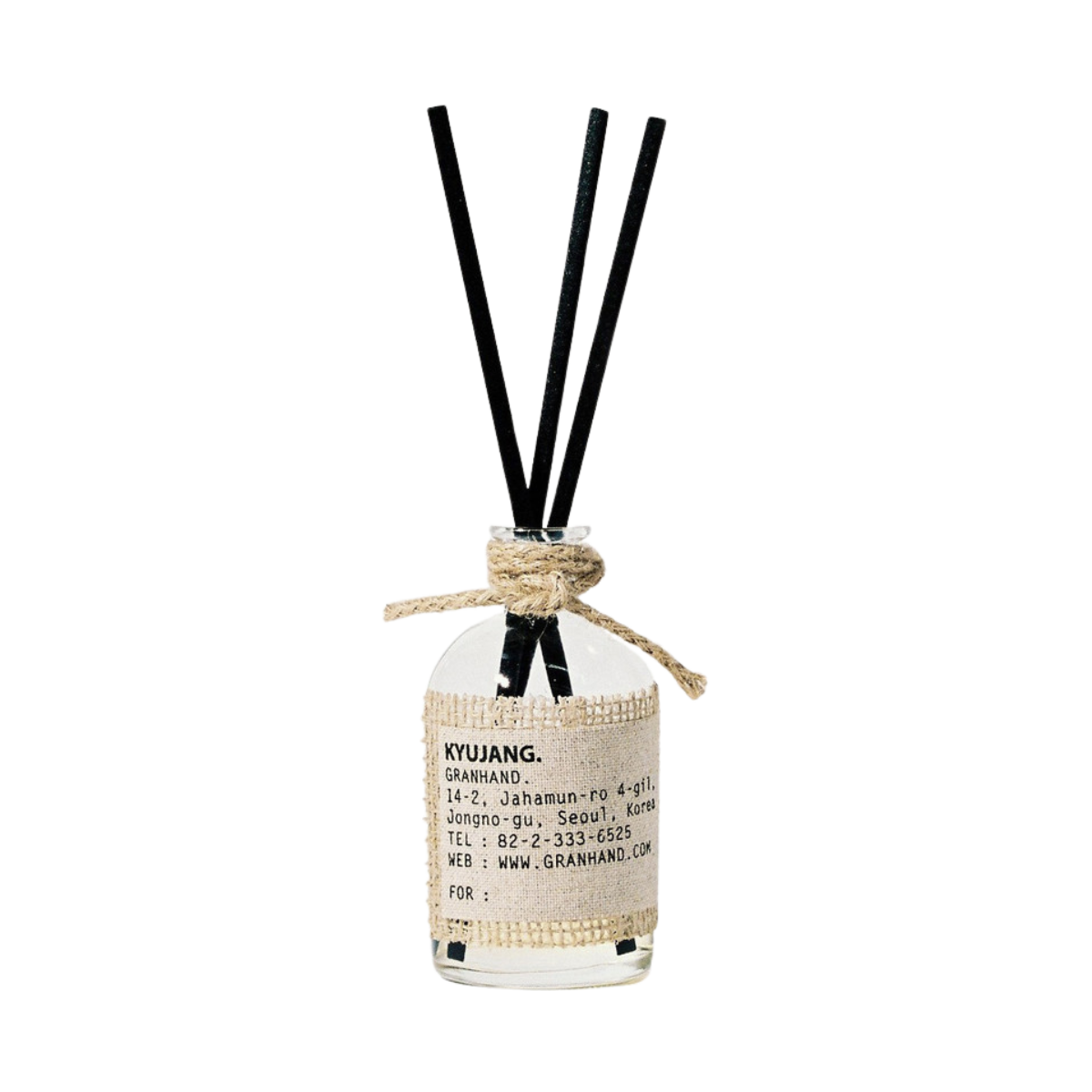 GRANHAND. Diffuser Set 150ml (9 Types) (Diffuser +  glass bottle + 5 reeds)