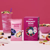 LABNOSH Pocket Acai Acai Berry Blend Powder 1 Box (20gx7 Packets)