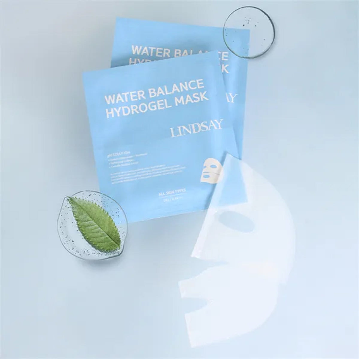 LINDSAY Water Balance Hydrogel Mask 10 Sheets