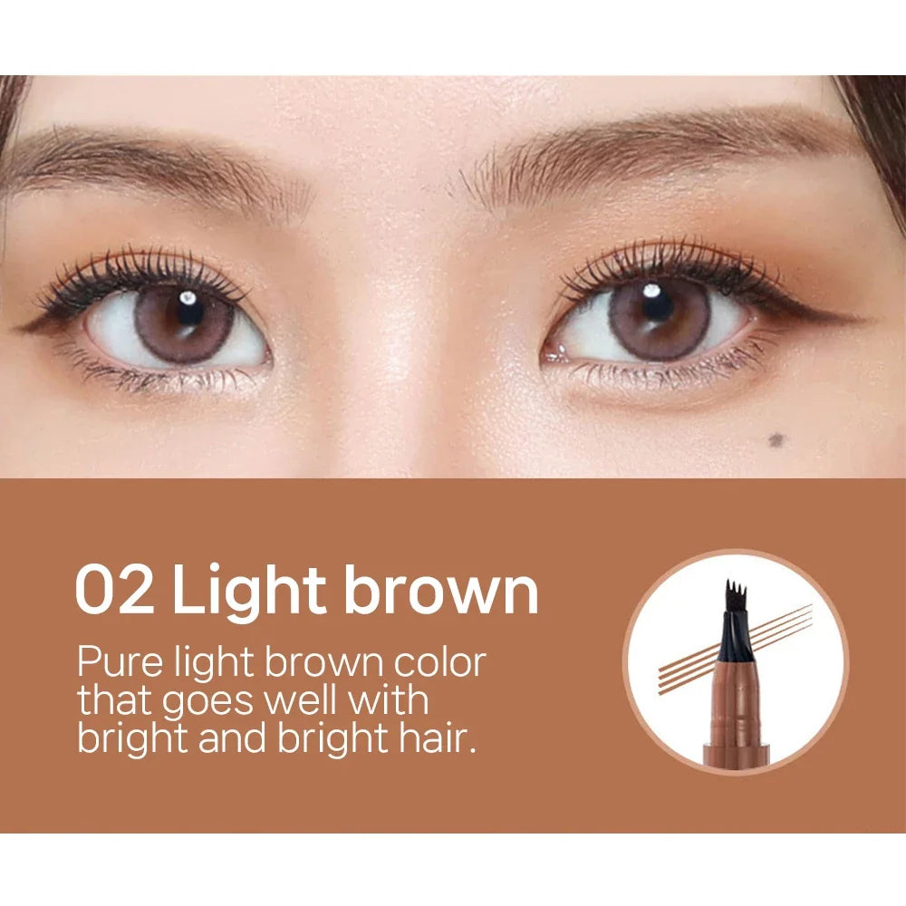 LIPHIP 4-Point Pure Look Eyebrow Tattoo Pen 0.8g 2 Colors