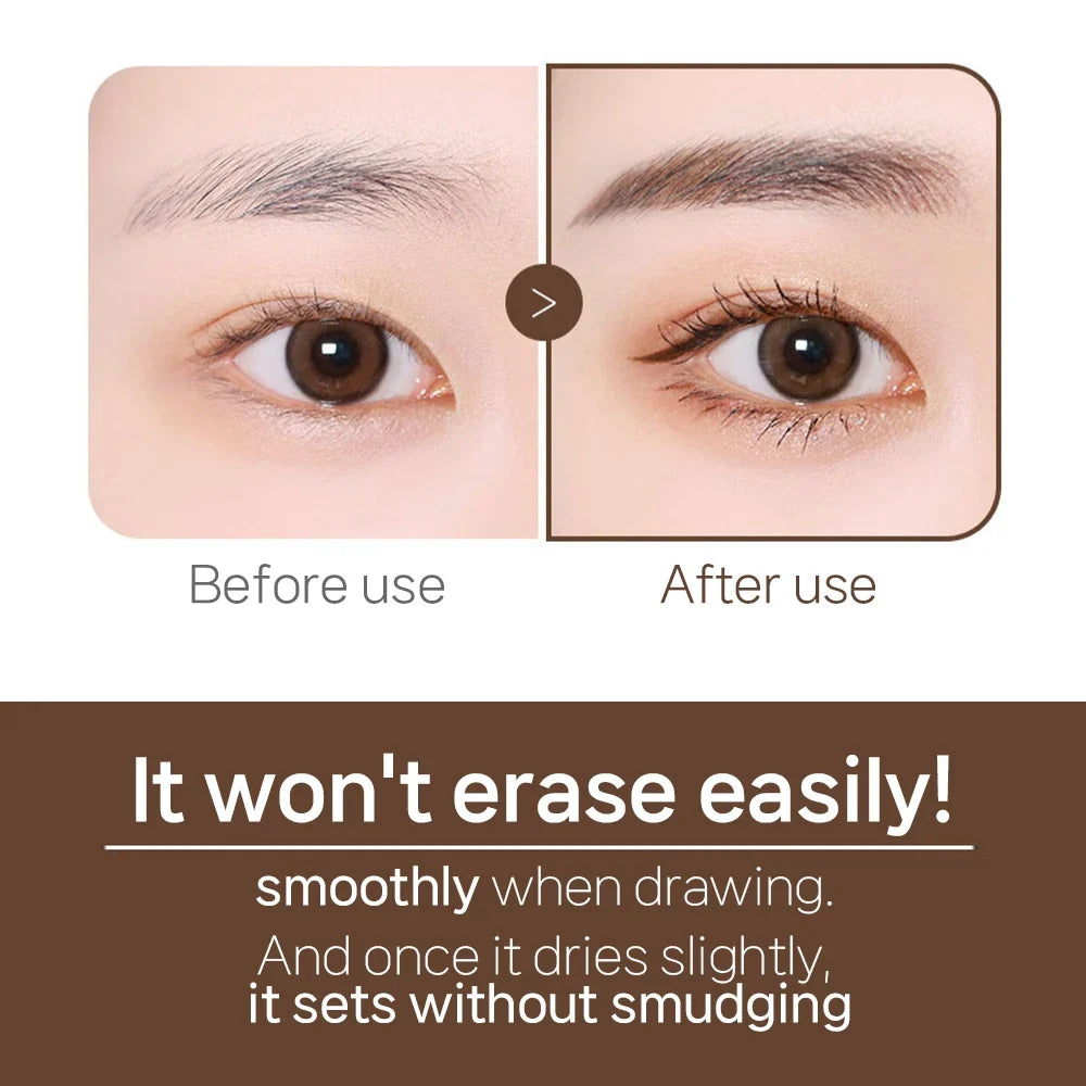LIPHIP 4-Point Pure Look Eyebrow Tattoo Pen 0.8g 2 Colors