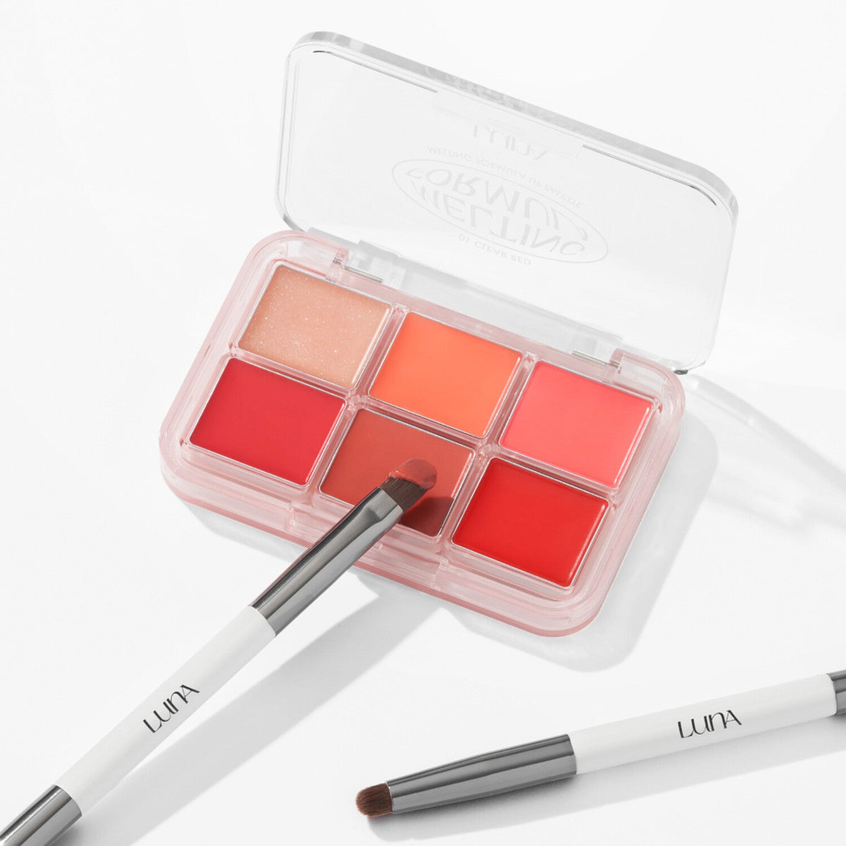 LUNA Melting Formula Lip Palette 10.2g #01 clear red