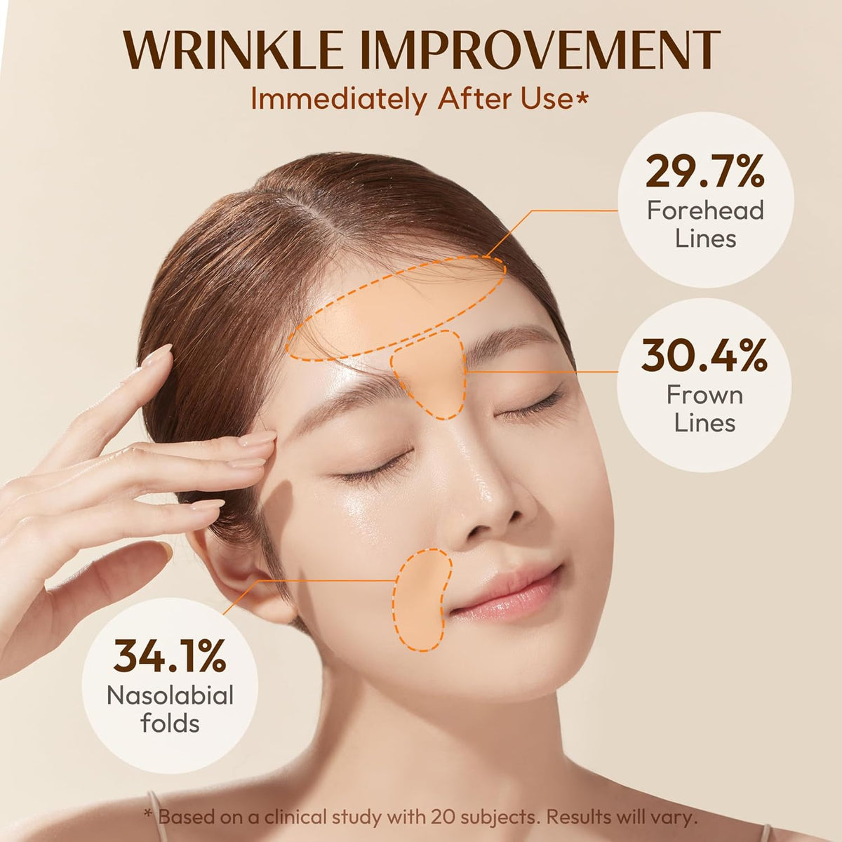 MARSHIQUE Wrinkle Repair Patch For Between Brows 33P