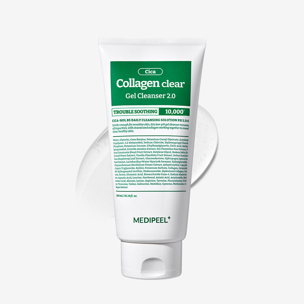 MEDI-PEEL Green Cica Collagen Clear Gel Cleanser 2.0 300ml