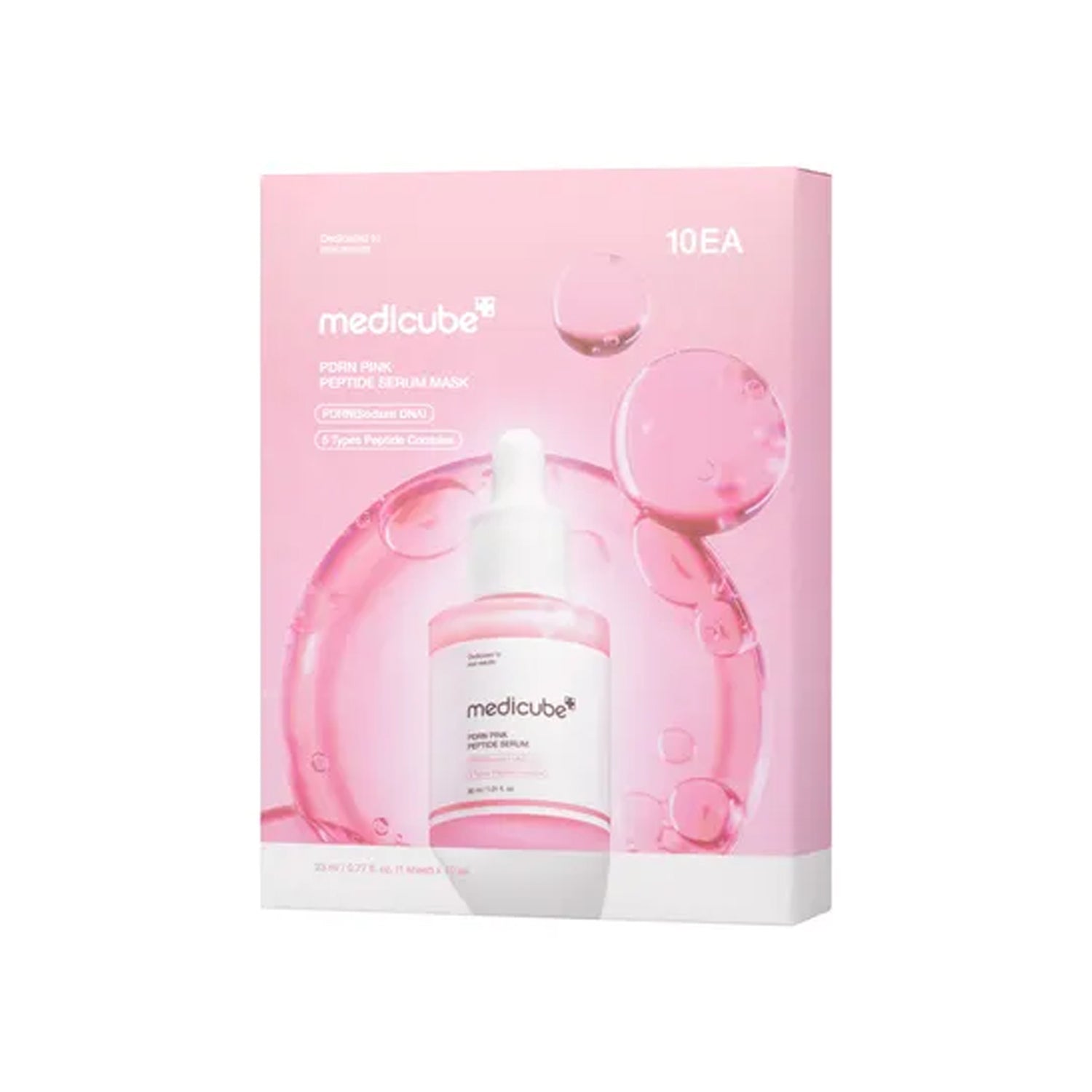 MEDICUBE PDRN Pink Peptide Serum Mask Set 10 Sheets