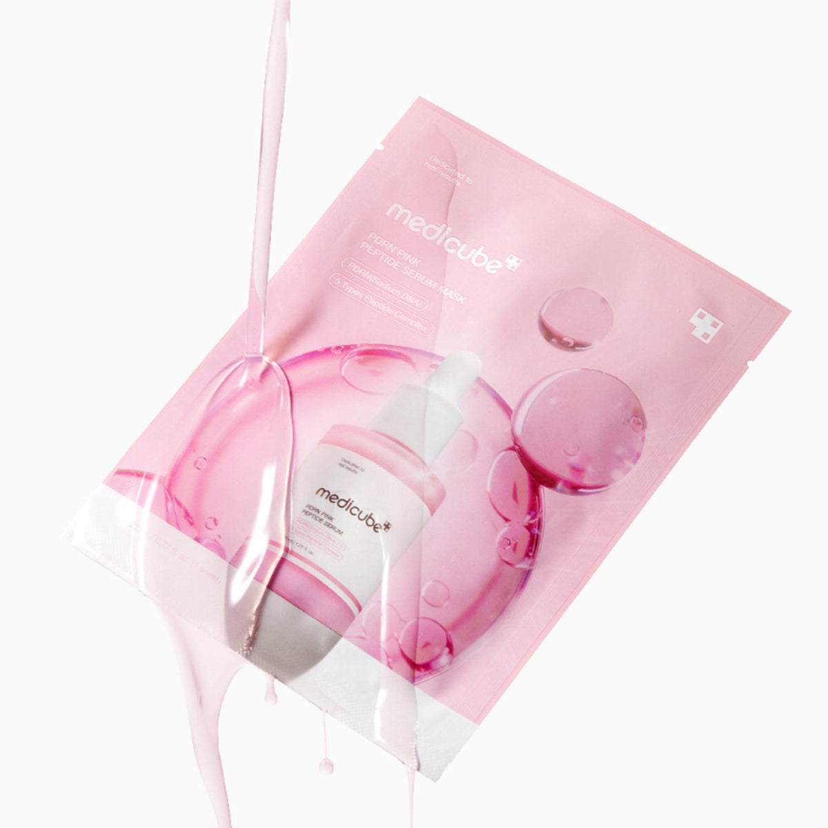 MEDICUBE PDRN Pink Peptide Serum Mask Set 10 Sheets
