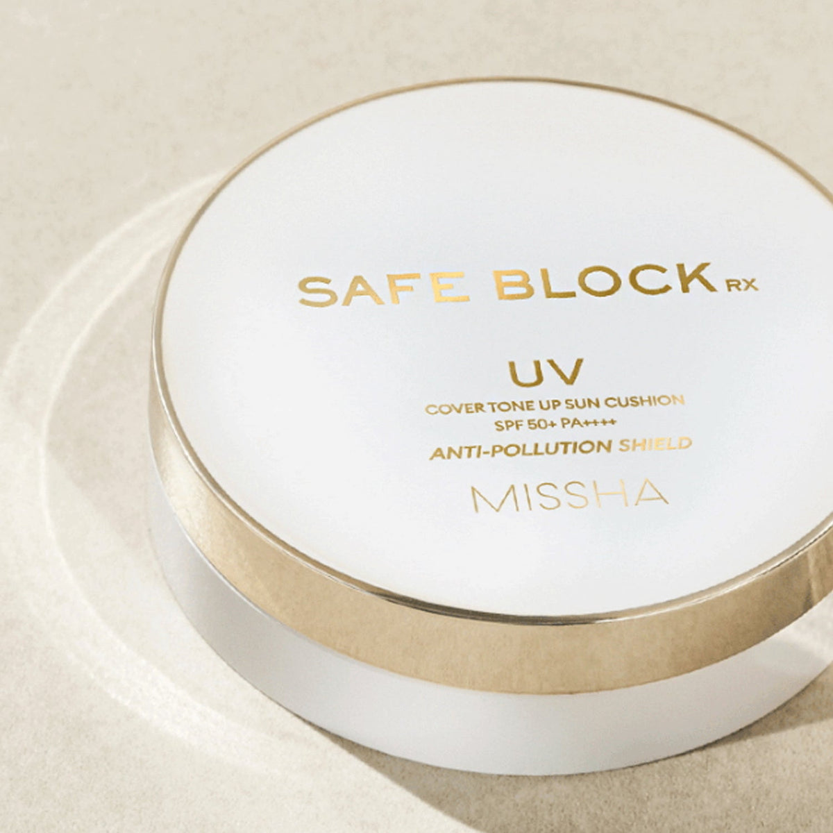MISSHA Safe Block RX Cover Tone-Up Sun Cushion SPF50+ PA++++ 14g