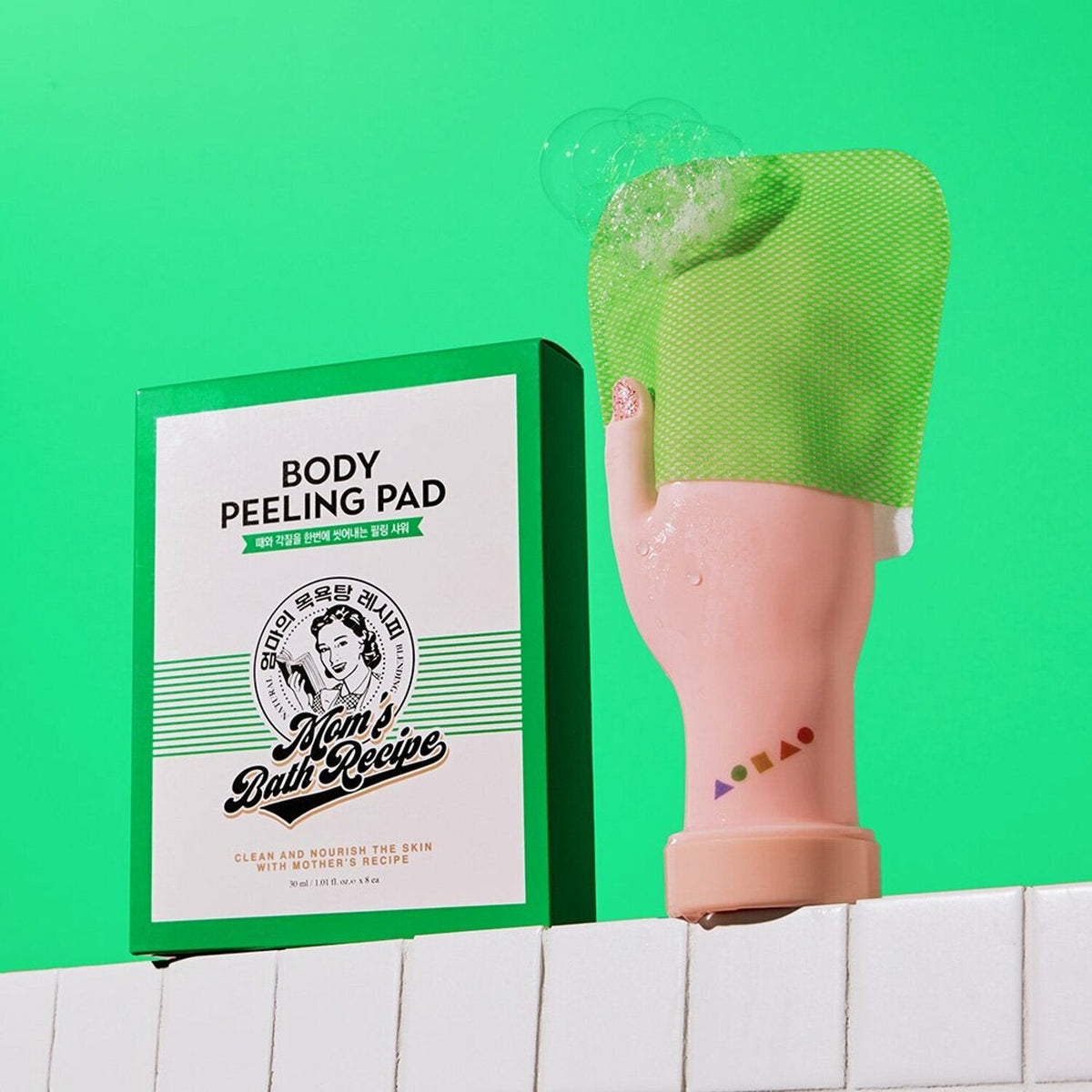 Mom's Bath Recipe Body Peeling Pad 30ml/25ml * 8ea