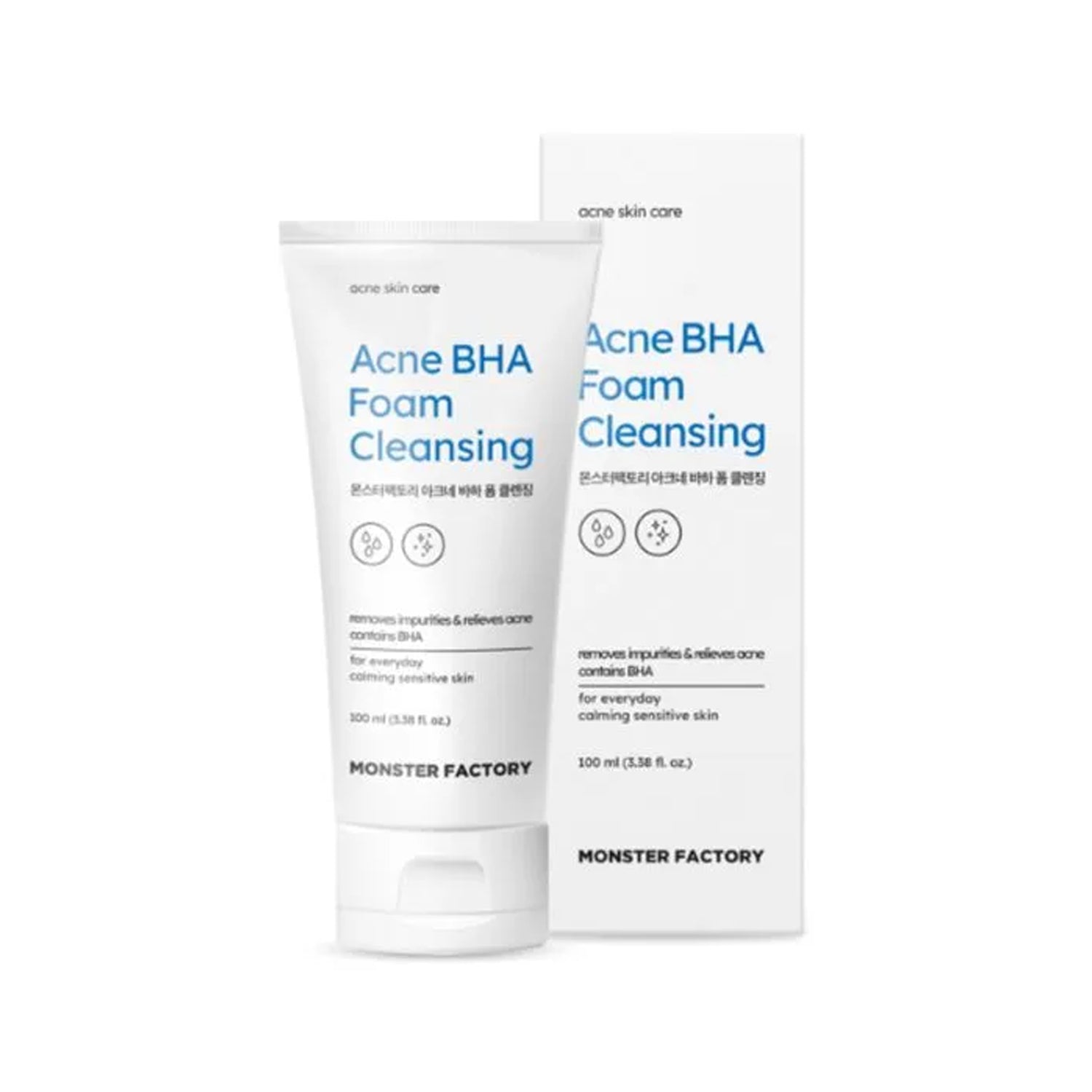 MONSTER FACTORY Acne BHA Foam Cleansing 100ml