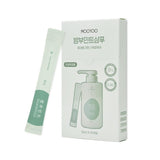 MOO100 Bamboo Mint Shampoo Travel Stick Pouch 10ml × 10pcs