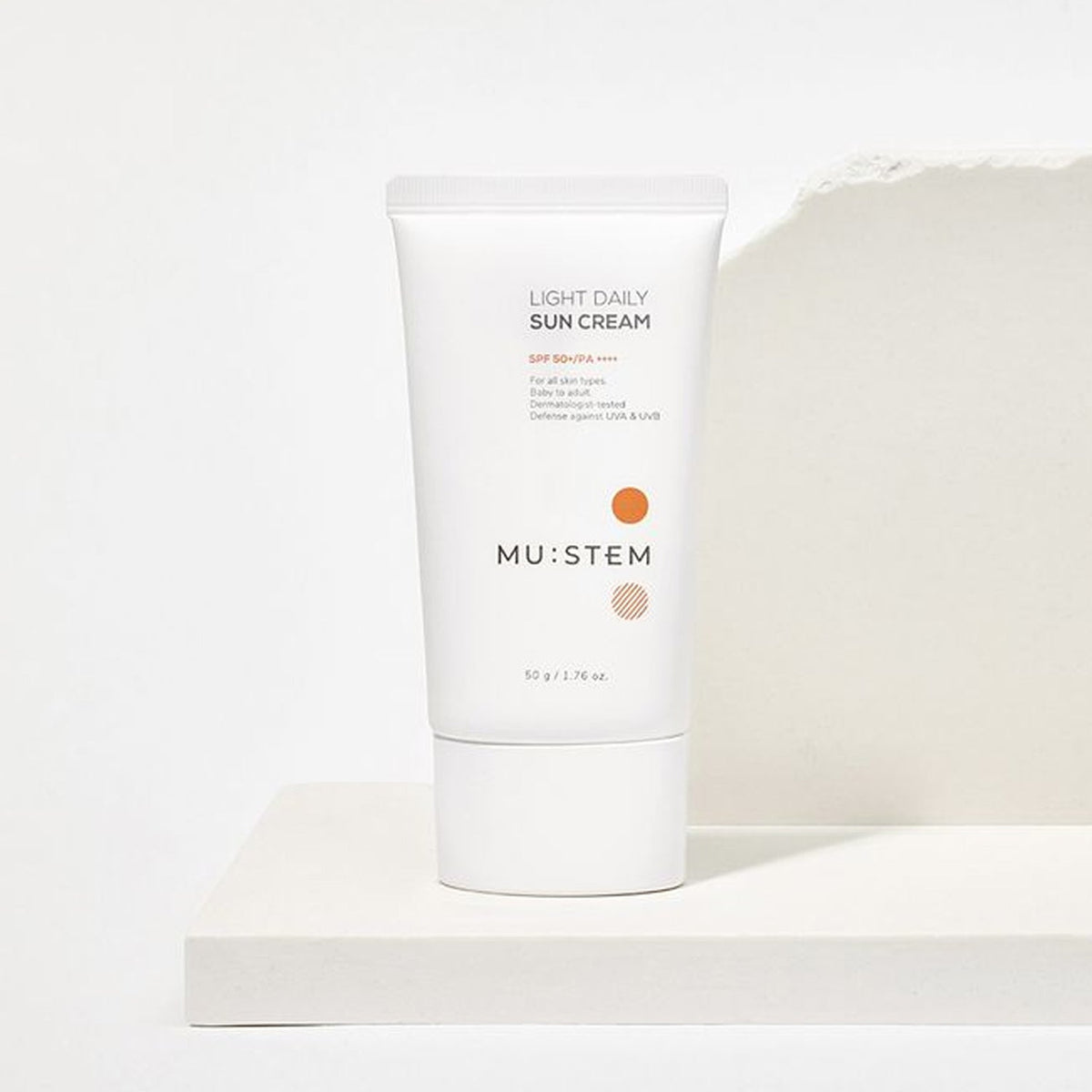 MU:STEM Light Daily Sun Cream SPF50+ PA++++ 50g