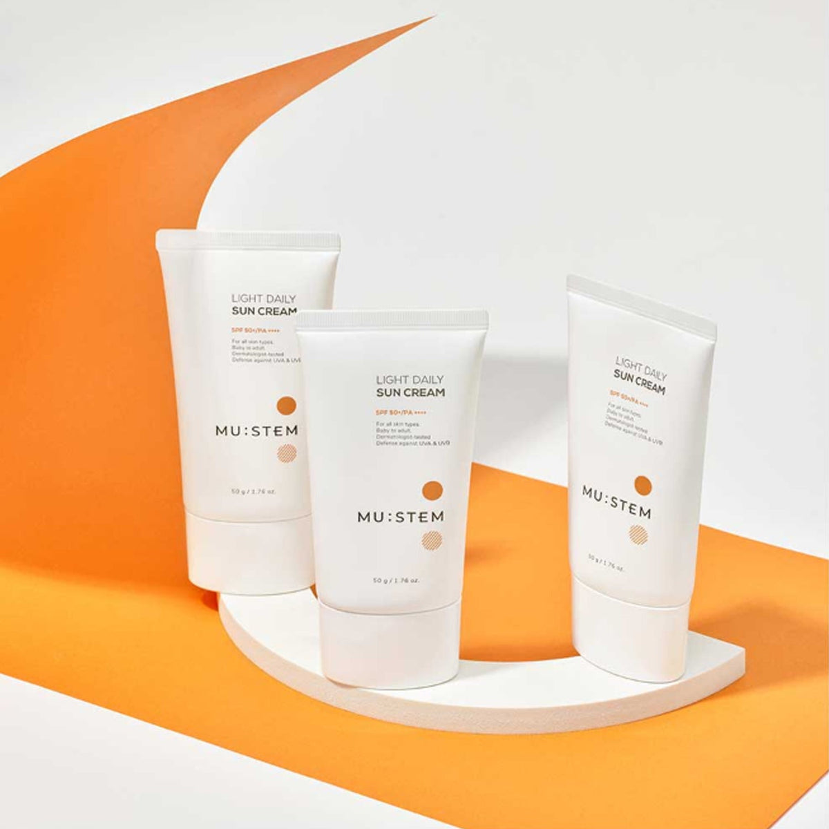 MU:STEM Light Daily Sun Cream SPF50+ PA++++ 50g