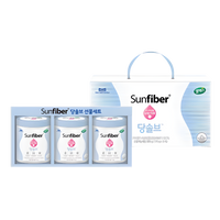 Maeil Health Nutrition [Gift Set] Sunfiber Dang-Solve Blood Sugar Care Set (175g x 3 Tins)