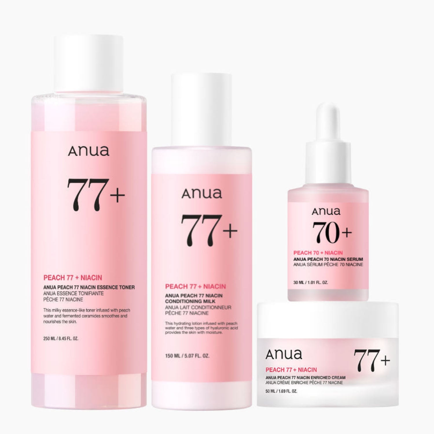 Anua Peach Makeup 3-Piece Set