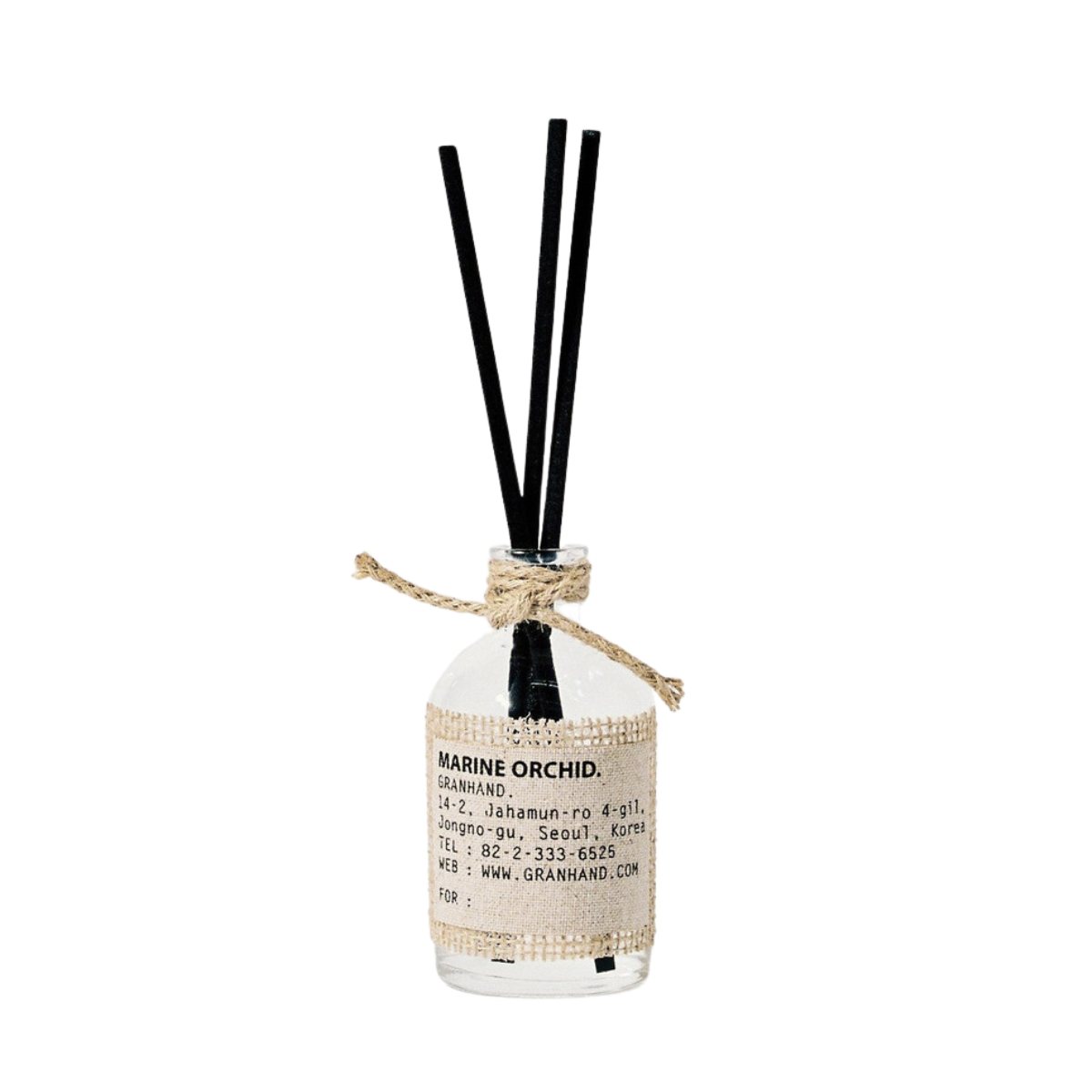 GRANHAND. Diffuser Set 150ml (9 Types) (Diffuser +  glass bottle + 5 reeds)