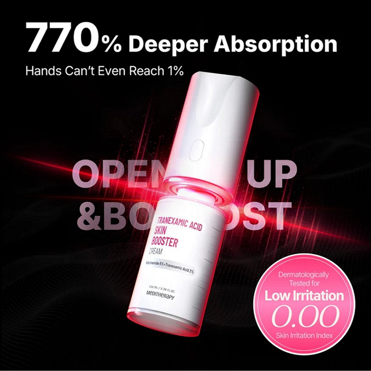 Meditherapy Tranexamic Acid Skin Booster Cream 100ml & Device Set