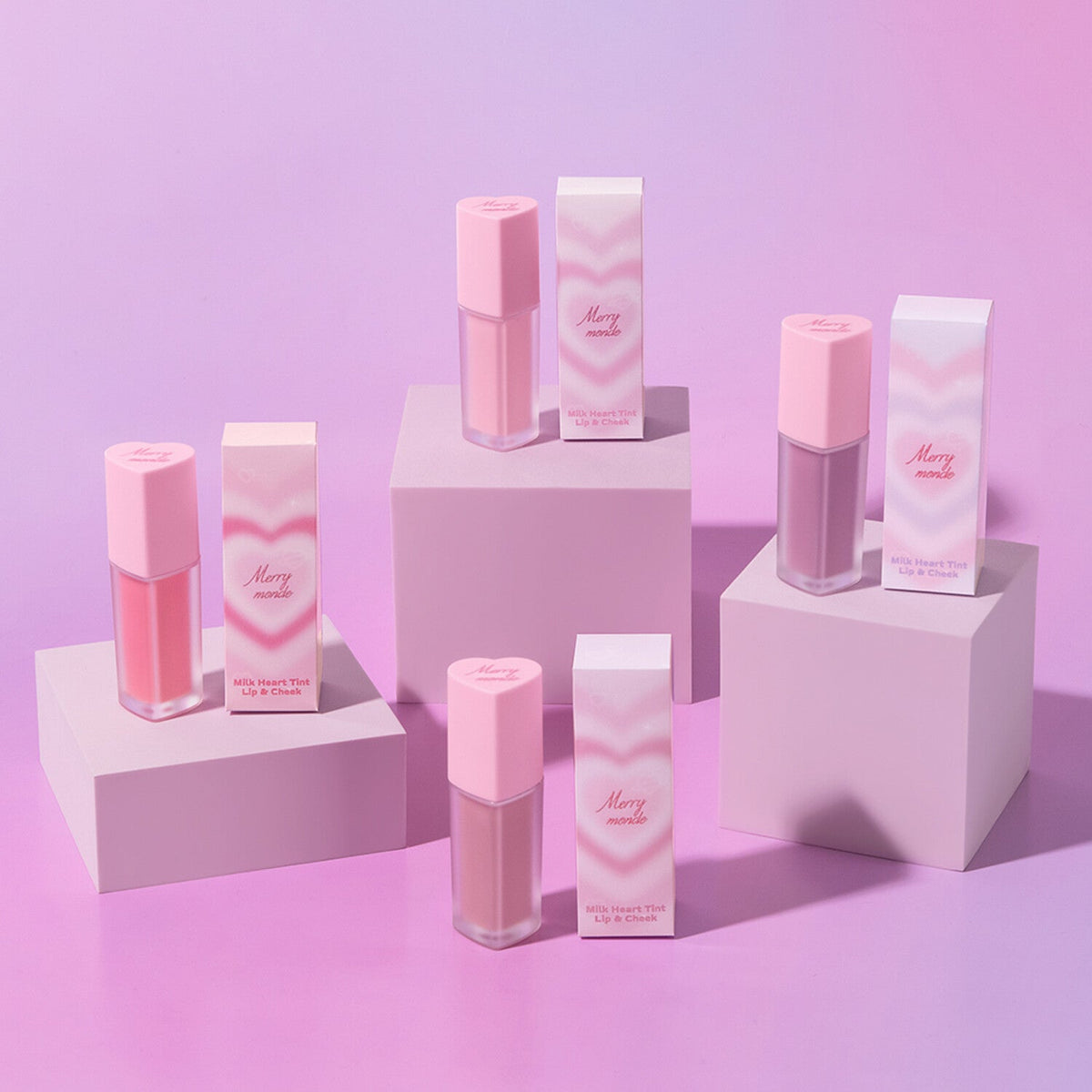Merry monde Milk Heart Tint Lip & Cheek 5g