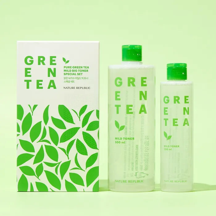 NATURE REPUBLIC Pure Green Tea Mild Bio Toner Special Set