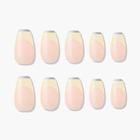 MUZMAK Nail Tips 36pcs #Novella(Coffin)