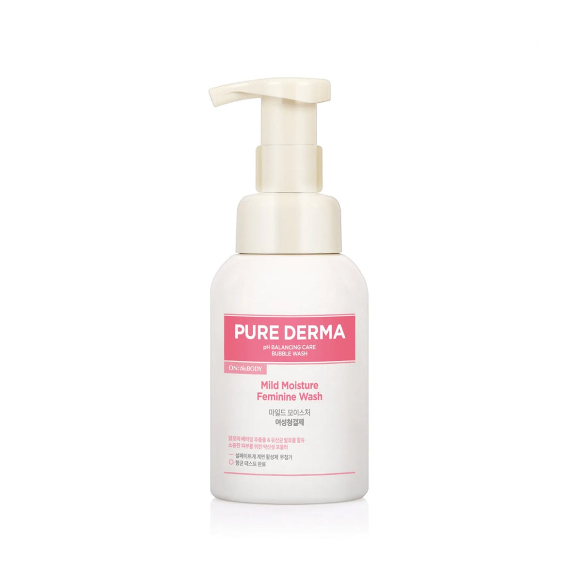 ON THE BODY Pure Derma Mild Moisture Feminine Wash 300ml