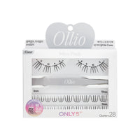 Ollio No Glue Eyelash Mixx PACK (8/9/10/11mm) 28pcs