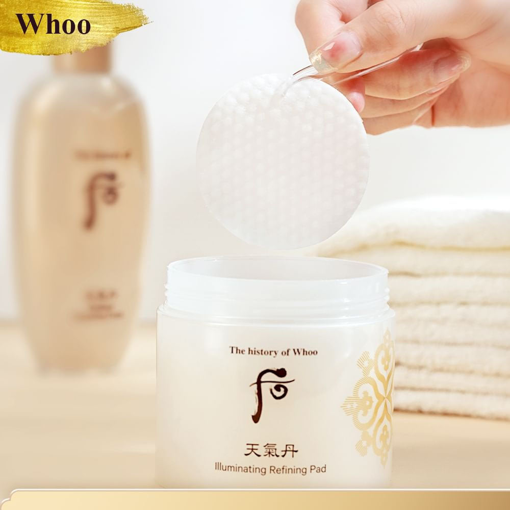 THE WHOO Cheongidan Illuminating Refining Pad 60pcs
