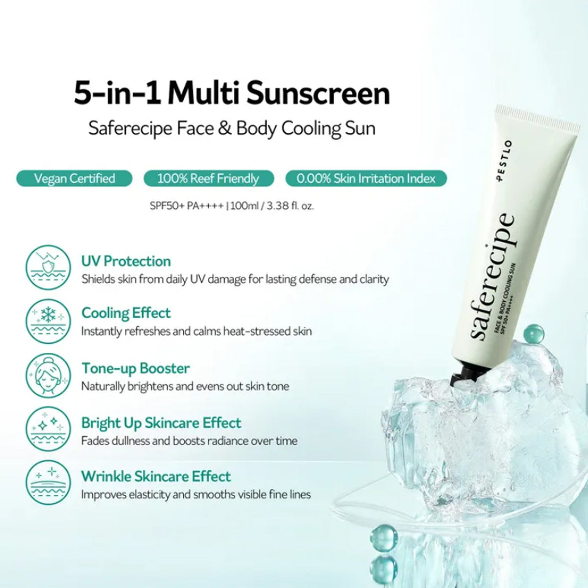 PESTLO Saferecipe Face & Body Cooling Sun 30ml