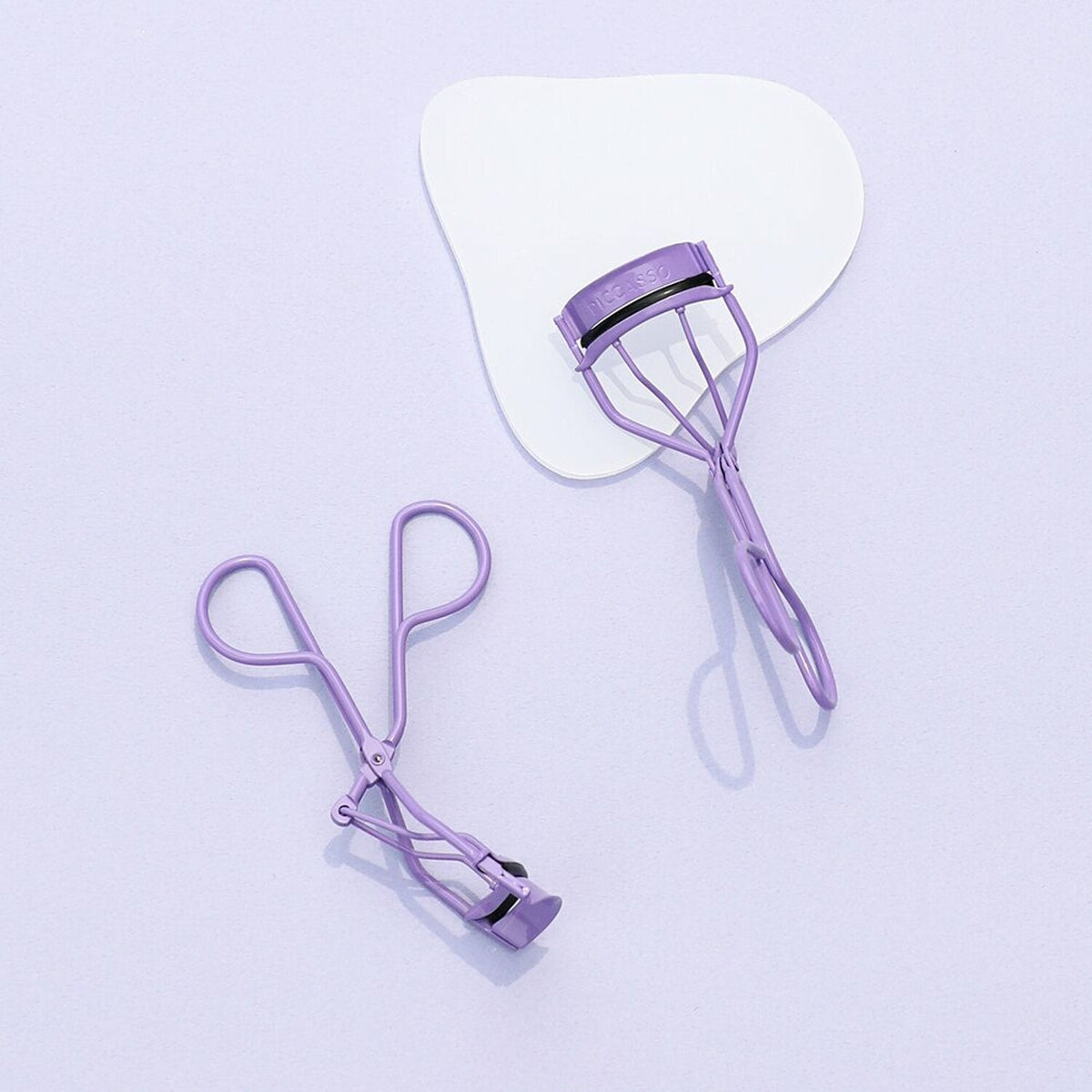PICCASSO Collezioni Purple Eyelash Curler + Silicone Refill Pad 2ea