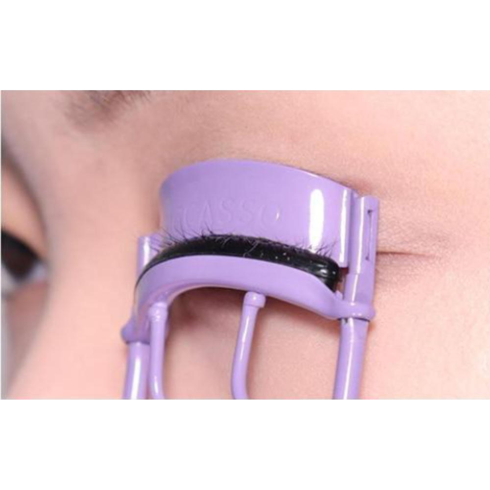 PICCASSO Collezioni Purple Eyelash Curler + Silicone Refill Pad 2ea