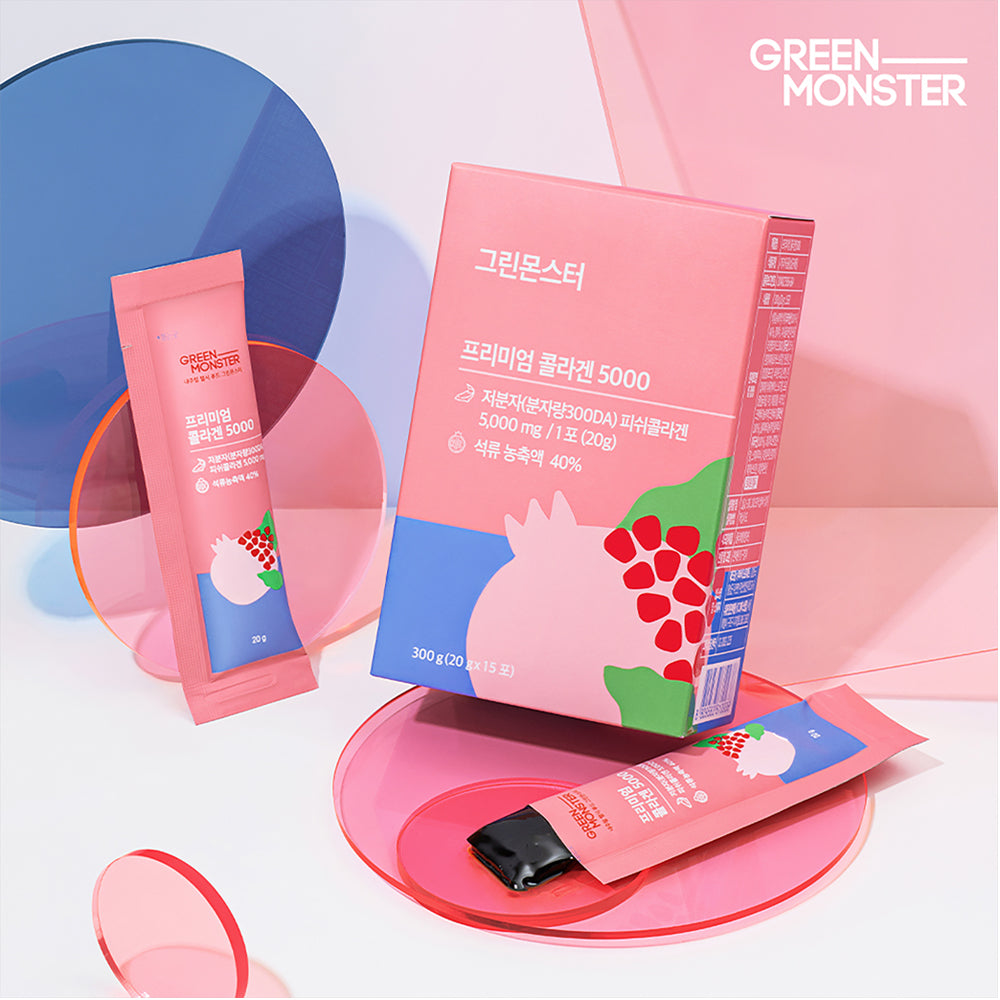 GREEN MONSTER Premium Collagen 5000 (20g x 15ea)
