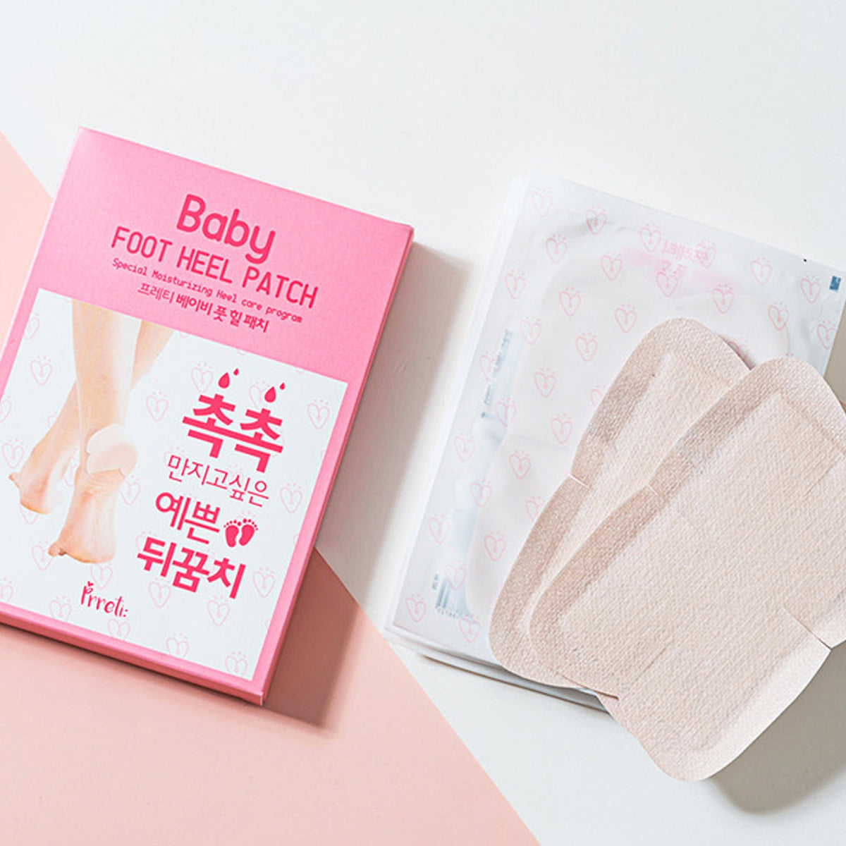 PRRETI Baby Foot Heel Patch 10 Sheets × 3 Packs