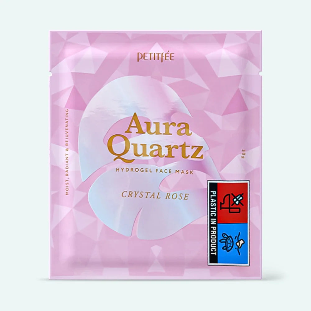 PETITFEE Aura Quartz Hydrogel Face Mask Crystal Rose 30g 5ea