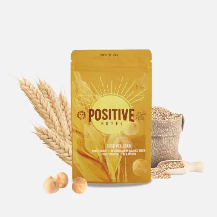 Positive Hotel Mediterranean Easy Bag Chickpea Grain Protein Shake – 45g × 9 Sachets (1 Box)