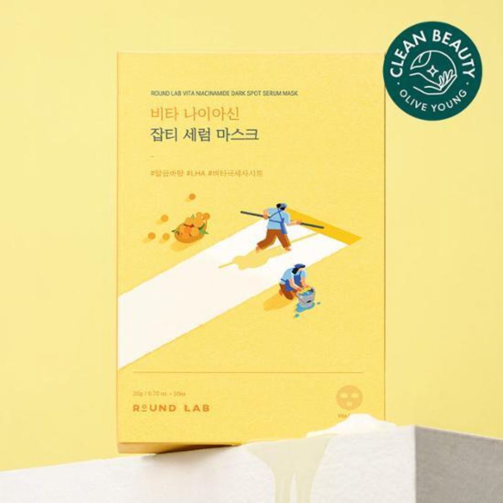ROUND LAB Vita Niacinamide Dark Spot Serum Mask 10ea