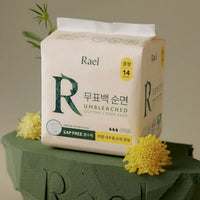 Rael Unbleached Cotton Cover Sanitary Pads Medium – 5 Packs