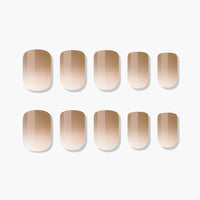 MUZMAK Nail Tips 36pcs #Rooibos Tea(Regular Square)