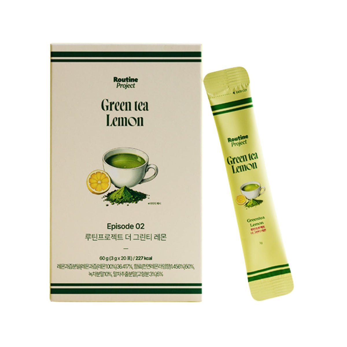 Routine Project The Green Tea Lemon 3 BOX