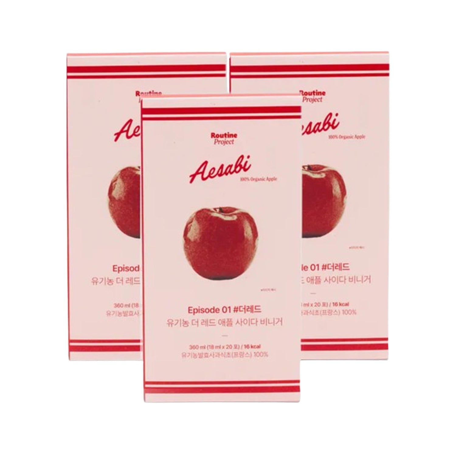 Routine Project The Red Apple Cider Vinegar (Organic Apple) 3 BOX