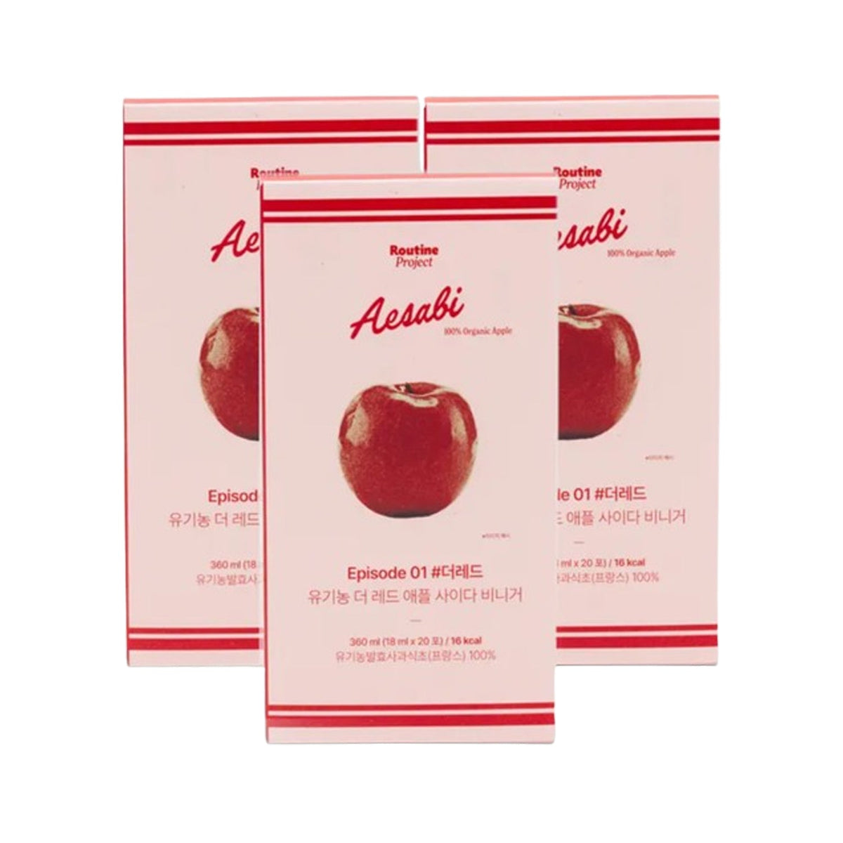 Routine Project The Red Apple Cider Vinegar (Organic Apple) 3 BOX