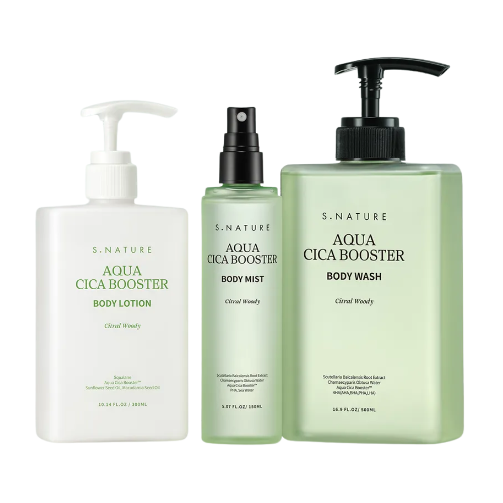 S.NATURE Aqua Cica Booster 3-Piece Set