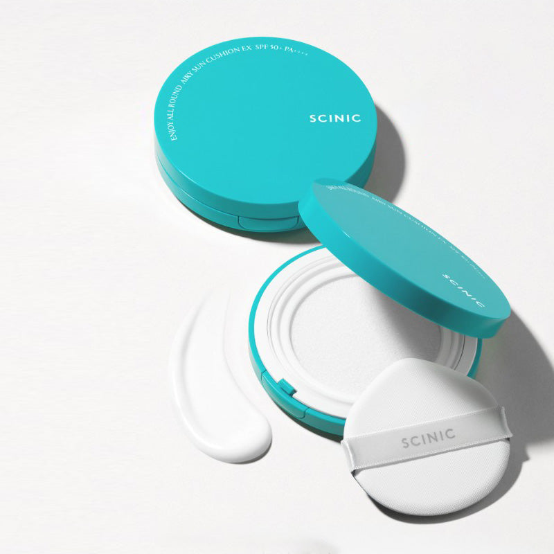 SCINIC Enjoy All Round Airy Sun Cushion EX SPF50+ PA++++ 25g