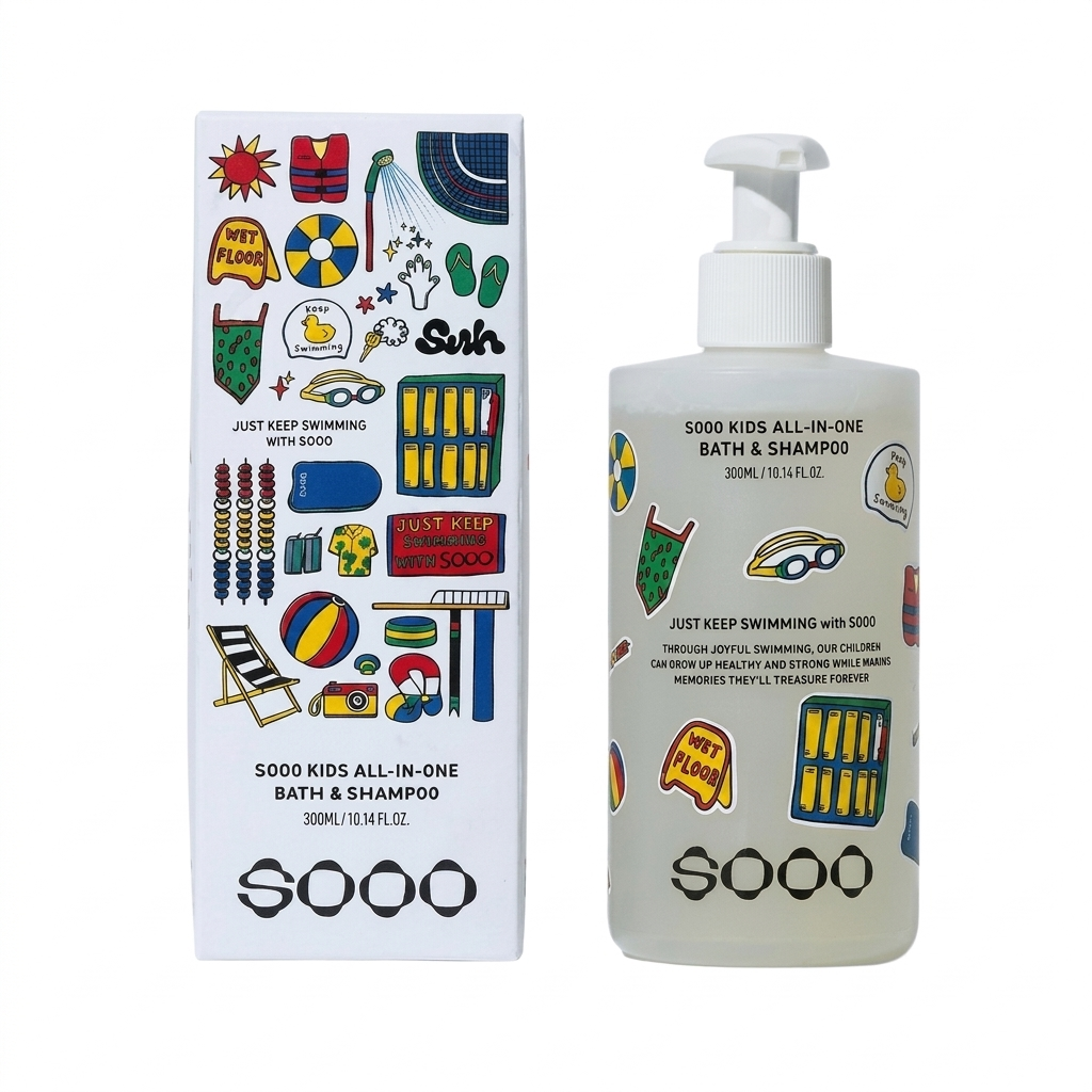 SOOO Kids All-in-One Bath & Shampoo 300ml