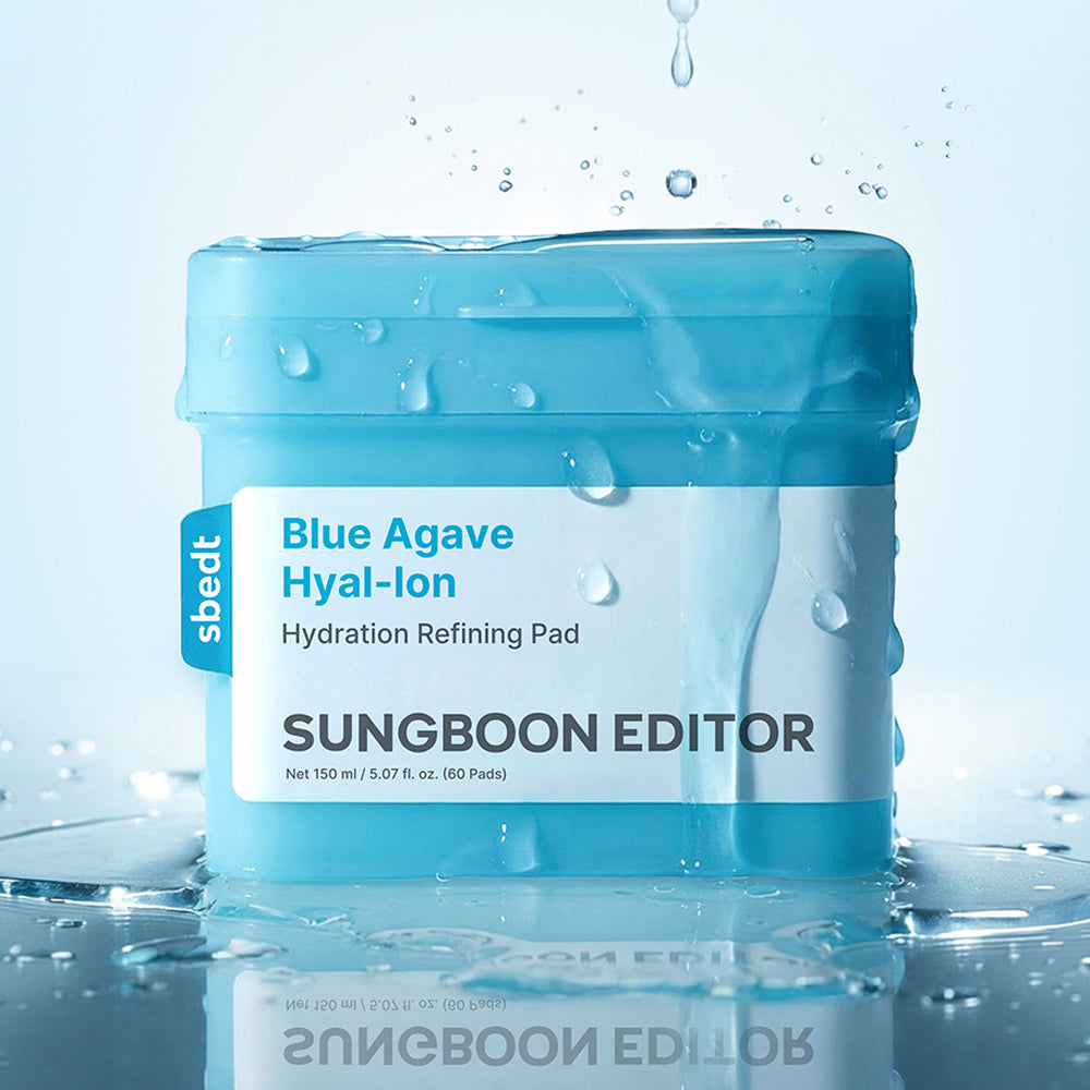 SUNGBOON EDITOR Blue Agave Hyal-ion Moisture Pad 150ml 60ea