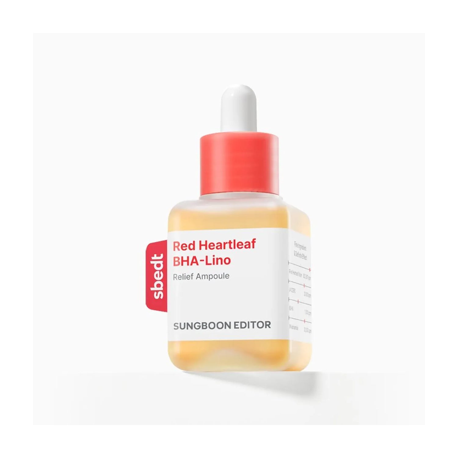 SUNGBOON EDITOR Red Heartleaf BHA-Lino Relief Ampoule 40ml