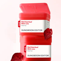 SUNGBOON EDITOR Red Houttuynia Cordata BHA L Reno Relief Pad 190ml 60ea