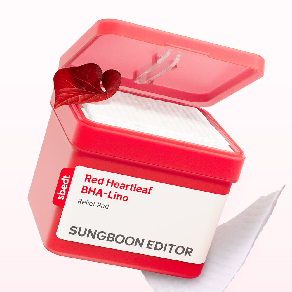 SUNGBOON EDITOR Red Houttuynia Cordata BHA L Reno Relief Pad 190ml 60ea